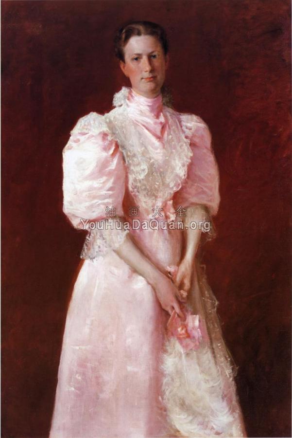 Study in Pink aka Portrait of Mrs Robert P McDougal - 威廉·梅里特·查斯